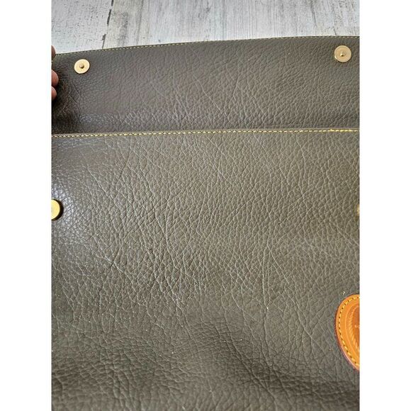 La Laurent vintage clutch purse‎ carry leather brown - Picture 4 of 11